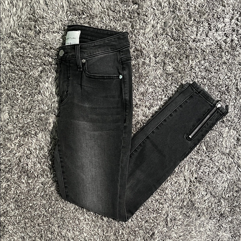 HABITUAL WOMEN’S CHARCOAL SKINNT JEANS - MARINA